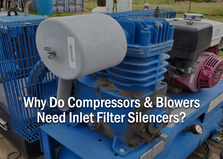 Air compressor outlet inlet filter